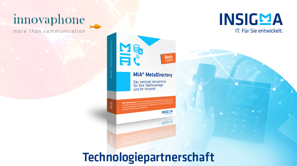 INSIGMA Technologiepartnerschaft mit innovaphone